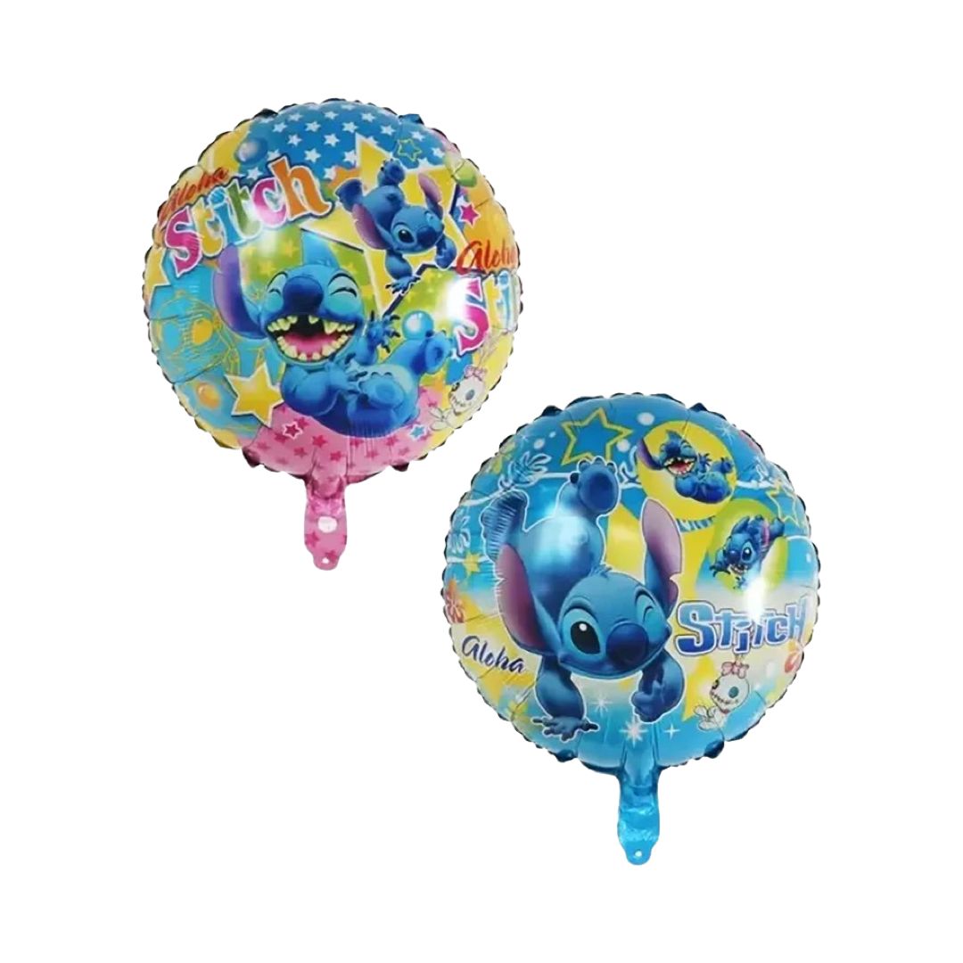 Balon Folie Rotund Stitch, Dimensiune 45 cm