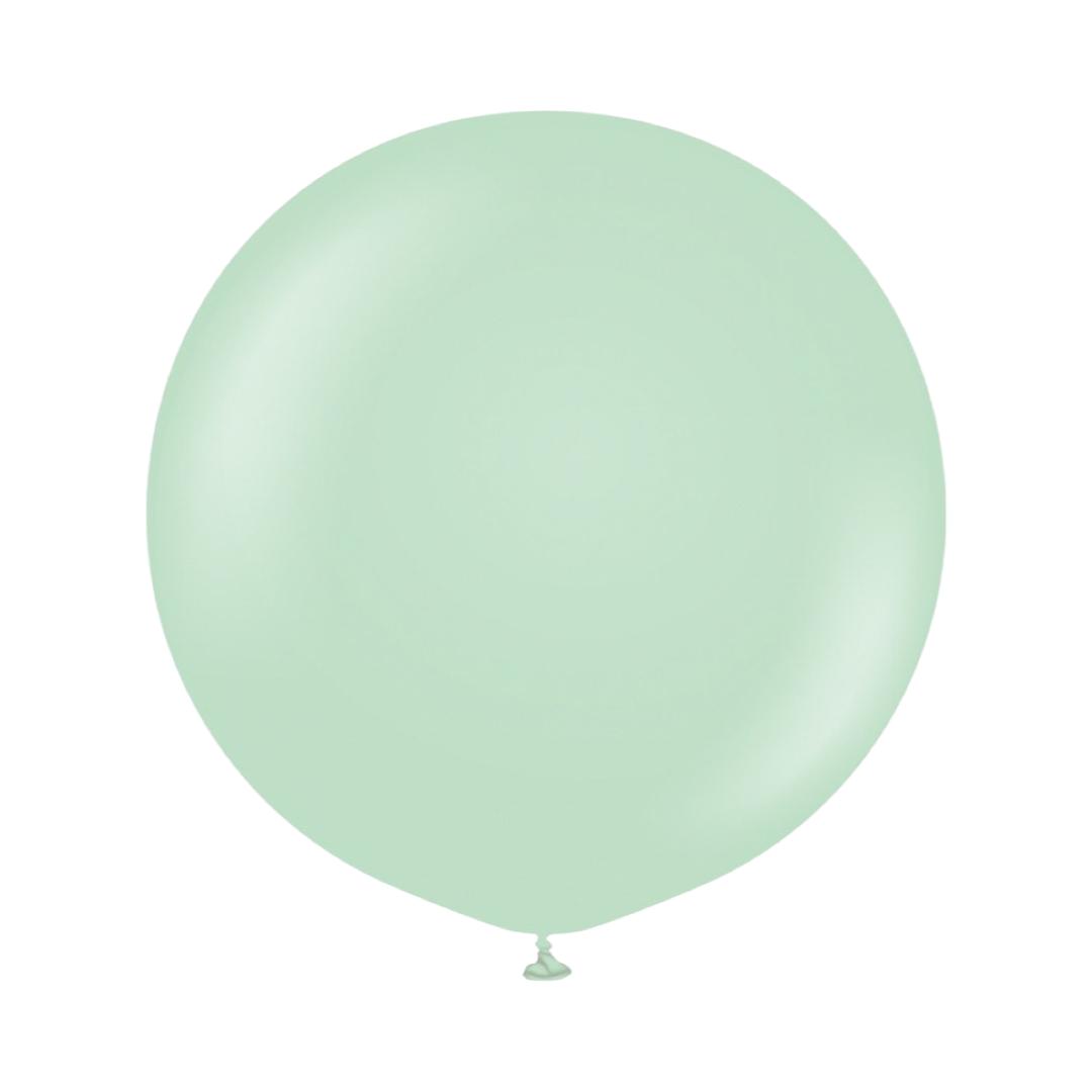 Balon Latex Verde Pastel, 90 cm, cod 337, 1 buc