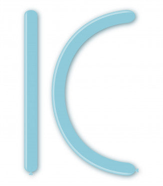 Baloane Latex Rocca, Modelabile 260, Culoare Baby Blue Pastel 39, 150 x 5 cm