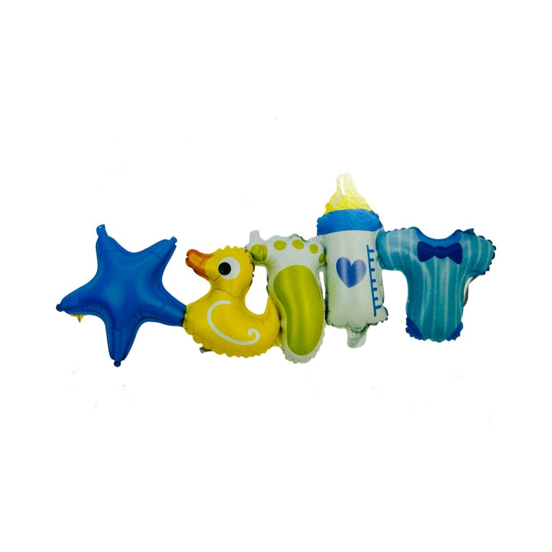 Ghirlanda Balon Folie Baby Boy, Dimensiune 102x31 cm