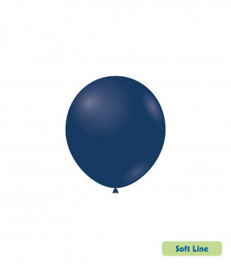 Baloane Latex Rocca, Soft Line Pastel SLP5.137, Midnight Blue 137, 13 cm - Set 100 buc