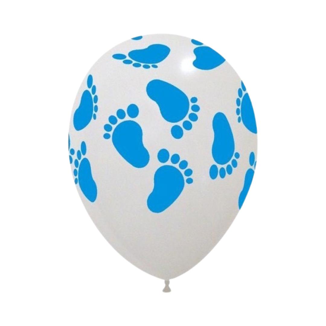 Baloane Latex Talpă Bebe, Albastru, 30 cm, Set 10 Buc