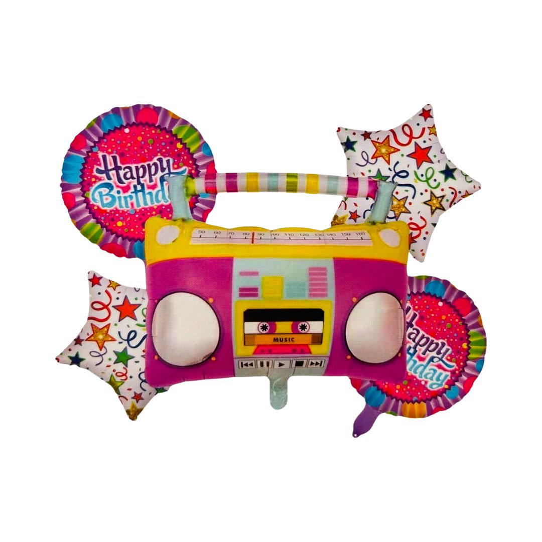 Baloane Folie Disco Party Barbie - Set 5 Buc.