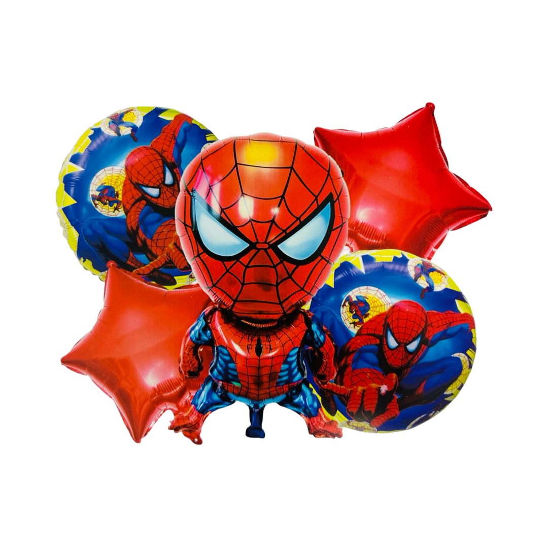Set Baloane Folie Spiderman, 5 Buc.