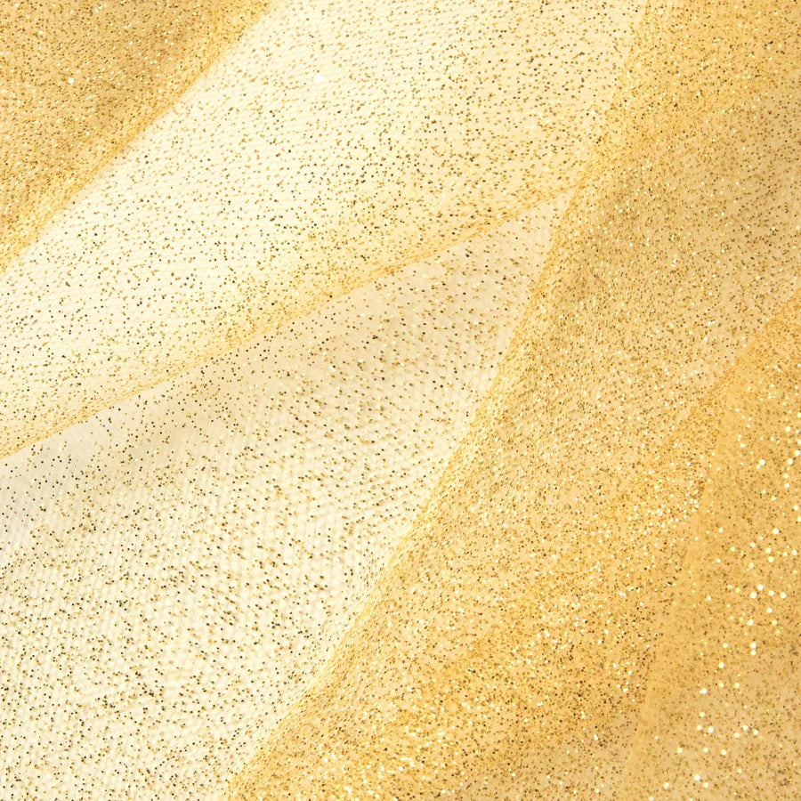 Tulle cu Sclipici Auriu 0.15*9m, 148204