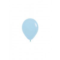 Baloane Latex Sempertex, 12 cm, Bleu Mat Pastel, Cod 640, Set 50 Buc.