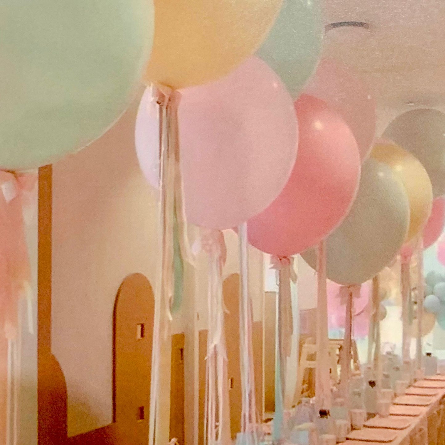 Balon Latex Galben Pastel, cod 277 b - 45 cm - Set 2 bucati - nuria.store.ro