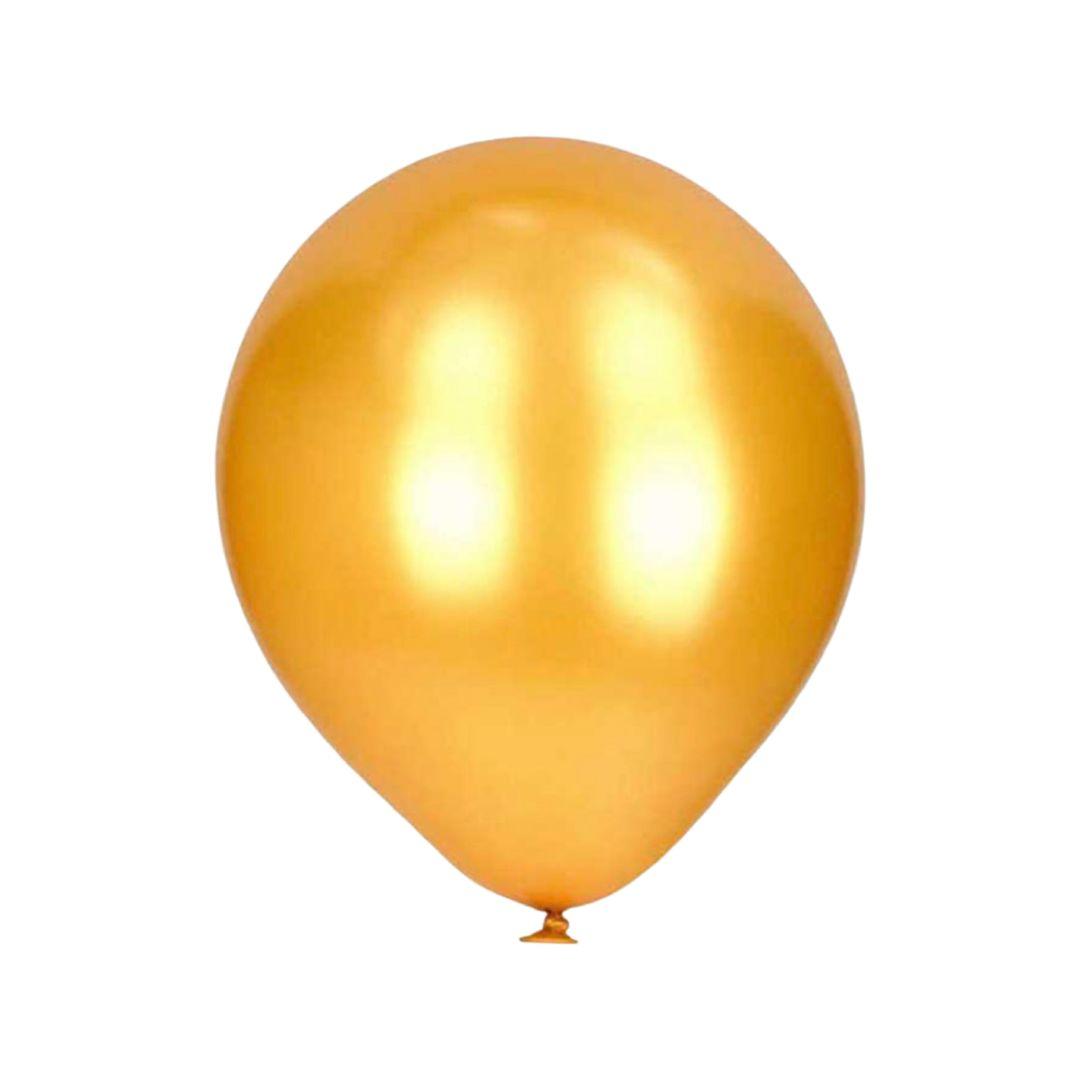 Baloane Latex Auriu Standard, cod 017b - 30 cm - Set 50 buc. - nuria.store.ro