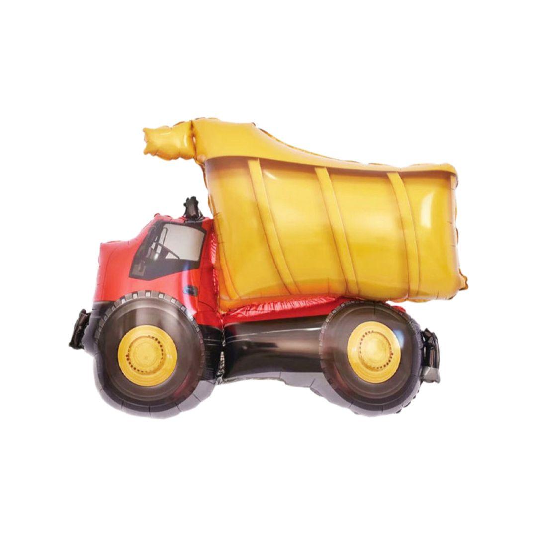 Balon Folie Masina de Constructii, Camion Basculanta - 82/65 cm - nuria.store.ro