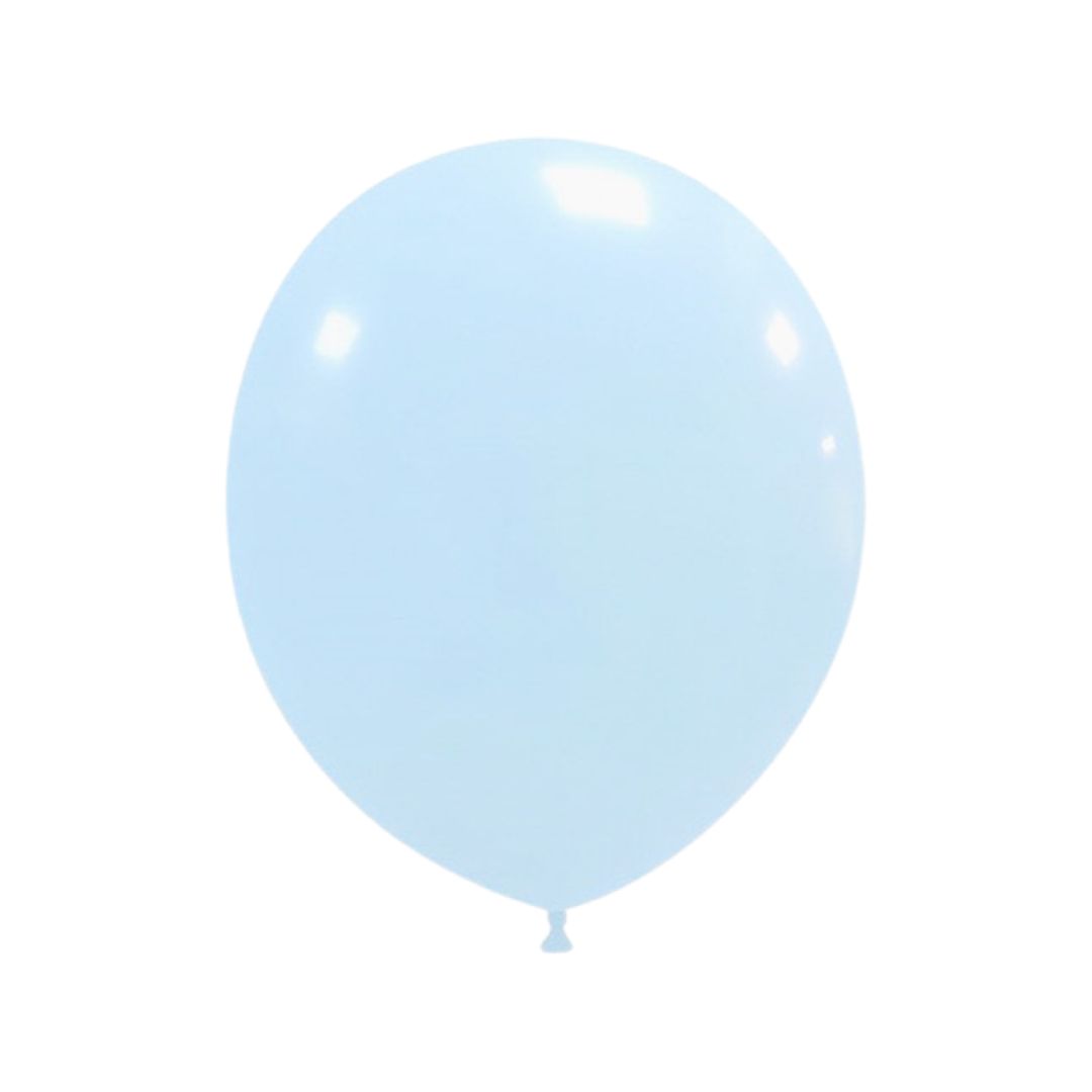 Balon Latex Albastru Pastel, cod 461 - 13 cm - Set 100 buc