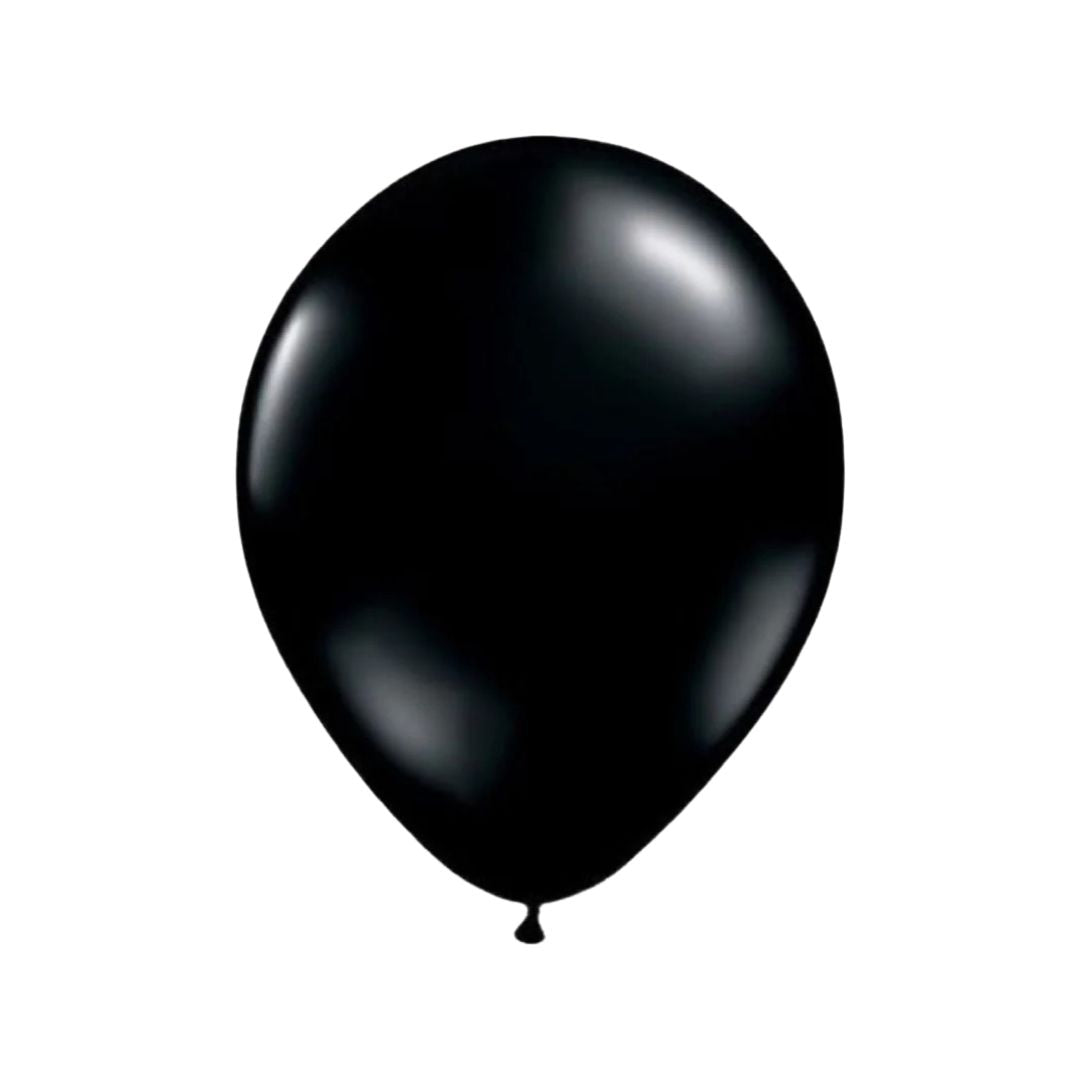 Balon Latex Negru, cod 142 - 25 cm - set 100 buc - nuria.store.ro