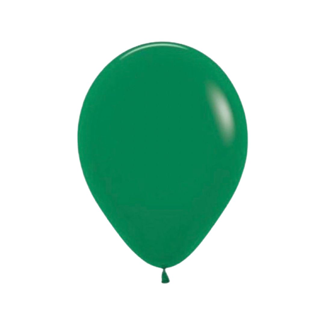 Balon Latex Verde Inchis, Cod B431 - 30 cm - Set 100 buc