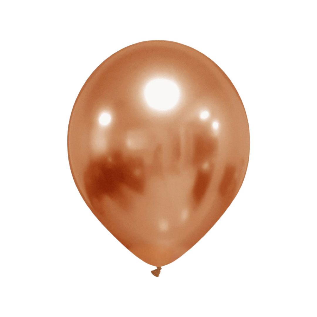 Baloane Latex Cupru-Copper Cromat, Cod 470 - 13 cm - Set 100 Buc.