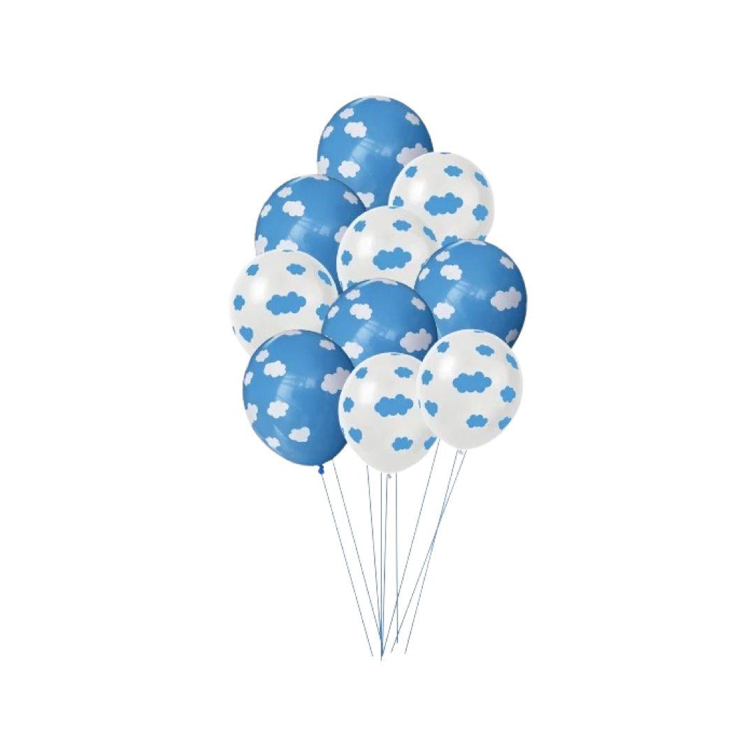 Baloane Latex Imprimate cu Norisori, 30 cm, Set 5 Bucati - nuria.store.ro