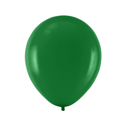 Baloane Latex Verde Inchis, 30 cm (12 inch), 100 buc. 141182