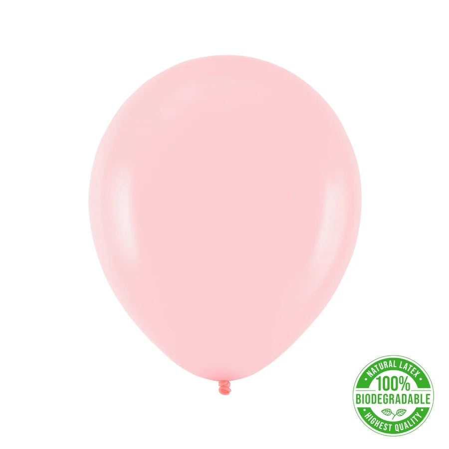 Balon Biodegradabil Roz Cald Deschis, 30 cm (12 inch), 100 buc 129050