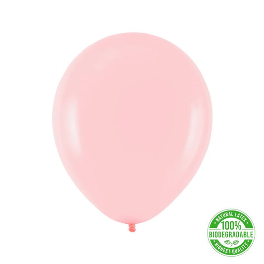 Balon Biodegradabil Roz Cald Deschis, 30 cm (12 inch), 100 buc 129050