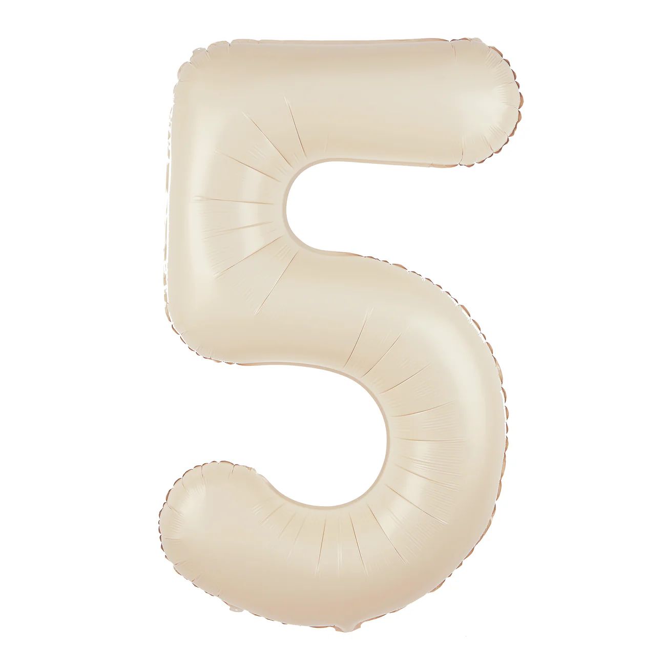 Baloane Folie Cifra 5, Crem - 100 cm (1 m), 141953