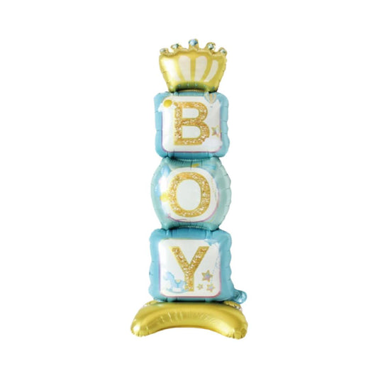 Balon Folie Baby Shower Boy, Dimensiune 106 cm