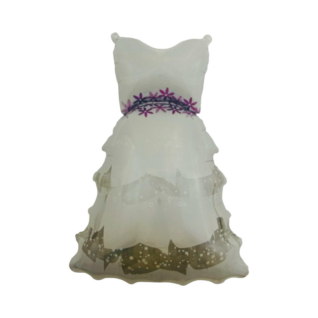 Balon Folie, Figurina Rochie de Mireasa, 98 cm