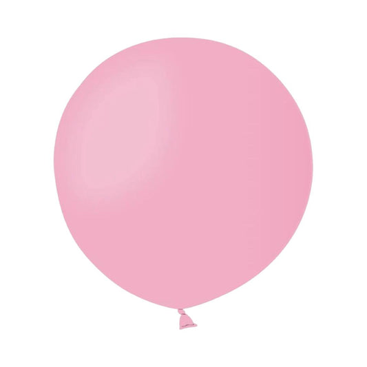 Balon Latex Roz Pastel, 90 cm, cod 336, 1 buc