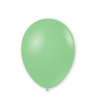 Baloane Latex Rocca, Pastel G110.29, Culoare Verde Menta 29, 30 cm - Set 100 buc
