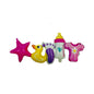 Ghirlanda Balon Folie Baby Girl, Dimensiune 102x35 cm