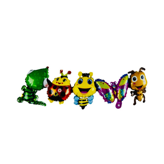 Ghirlanda cu Baloane Folie Insecte, Fluture, Albina, Buburuza, Furnica, Dimensiune 91x27 cm