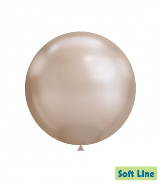 Baloane Latex Rocca, Soft Line Cromat SLC18.119, Champagne 119, 46 cm - Set 5 buc