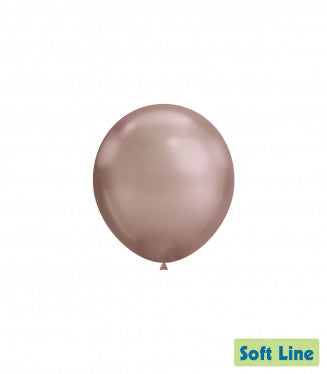 Baloane Latex Rocca, Soft Line Cromat SLC5.118, Rose Gold 118, 13 cm - Set 100 buc