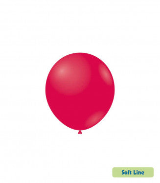 Baloane Latex Rocca, Soft Line Pastel SLP5.129, Rosu 129, 13 cm - Set 100 buc