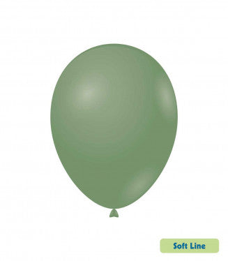 Baloane Latex Rocca, Soft Line Pastel SLP5.142, Verde Eucalipt 142, 13 cm - Set 100 buc