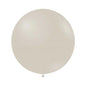 Set 10 buc Balon Latex Alb Lapte, 45 cm, Cod 596