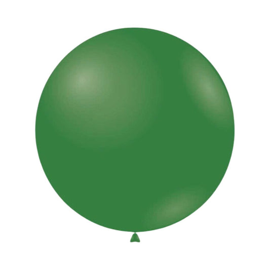 Set 10 buc Balon Latex Verde Padure, 45 cm, Cod 578