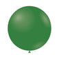 Set 10 buc Balon Latex Verde Padure, 45 cm, Cod 578