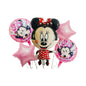Set 5 Baloane Folie Minnie Mouse