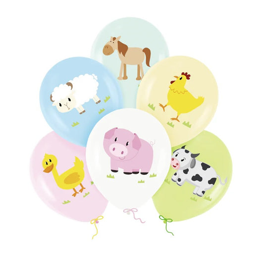 Set 6 Baloane Animale de Companie, 30 cm, 137031