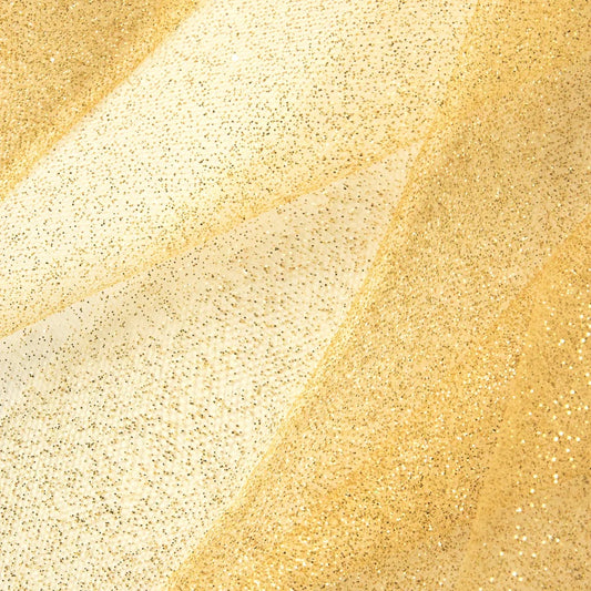 Tulle cu Sclipici Auriu 0.3*9m, 148211