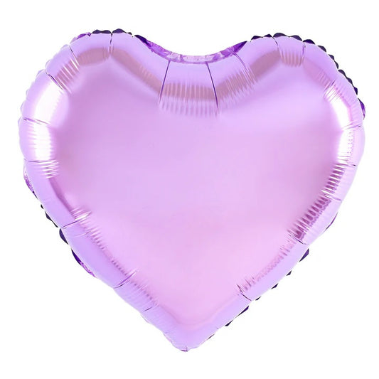 Balon Folie Inima, Violet deschis, 45 cm, 460255