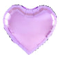 Balon Folie Inima, Violet deschis, 45 cm, 460255