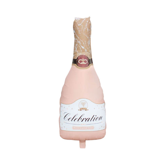 Balon Folie Sticla Sampanie Roz, "Celebration", 44*86.5