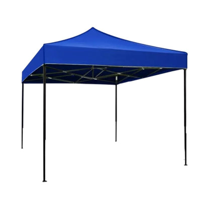 Cort Pavilion 3x3m, ALBASTRU, Pliabil, Cadru Metalic