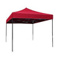 Cort Pavilion 3x3m, ROSU, Pliabil, Cadru Metalic