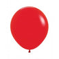 Baloane Latex Sempertex, 45 cm, Rosu, Cod 015, Set 5 Buc.