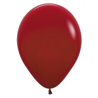 Baloane Latex Sempertex, 30 cm, Rosu Imperial, Cod 016, Set 50 Buc.
