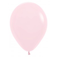 Baloane Latex Sempertex, 12 cm, Roz Mat Pastel, Cod 609, Set 50 Buc.