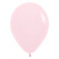 Baloane Latex Sempertex, 12 cm, Roz Mat Pastel, Cod 609, Set 50 Buc.