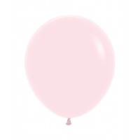 Baloane Latex Sempertex, 45 cm, Roz Mat Pastel, Cod 609, Set 5 Buc.