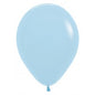 Baloane Latex Sempertex, 30 cm, Bleu Mat Pastel, Cod 640, Set 50 Buc.