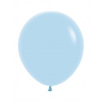 Baloane Latex Sempertex, 45 cm, Bleu Mat Pastel, Cod 640, Set 5 Buc.